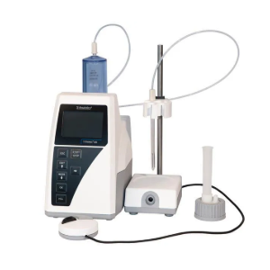 TITRONIC® 300.png TITRONIC 300, SI Analytics, manuele titrator, zuigerburet, laboratorium titratie, handmatige titratie, titratie met muis, doseertoestel, laboratoriumapparatuur, titratiesysteem, balansaansluiting, reagent dosering